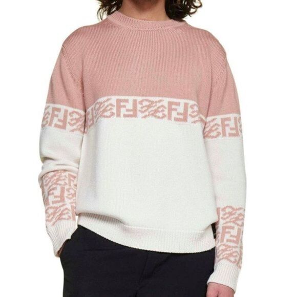 Fendi 100% Wool Men's Sweater Brand New with Tags - Picture 3 of 8